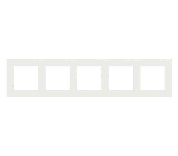 Ramka 5-krotna LINE, Jasnoszary mat Simon 55 TR5/114