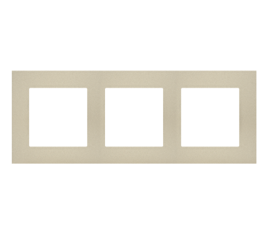 Ramka 3-krotna LINE, Szampański mat Simon 55 TR3/144