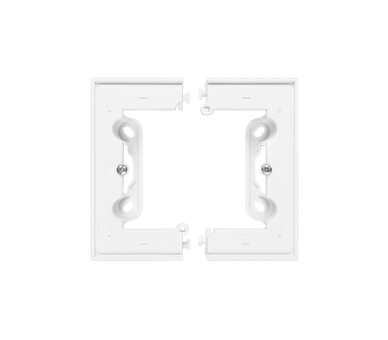 Puszka natynkowa pojedyncza, składana do ramek LINE/DUO – Wysokość: 40 mm. (1 szt. TSC/.. to 2 elementy), Biały mat Simon 55 TSC/111