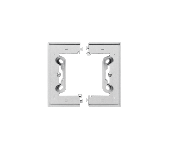 Puszka natynkowa pojedyncza, składana do ramek LINE/DUO – Wysokość: 40 mm. (1 szt. TSC/.. to 2 elementy), Aluminium mat Simon 55 TSC/143