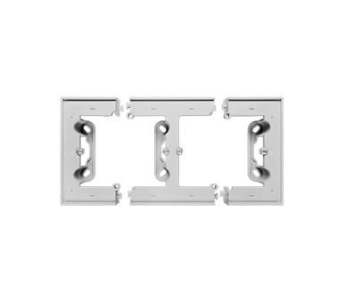 Puszka natynkowa 2-krotna do ramek LINE/DUO. Wyokość: 40mm, Aluminium mat Simon 55 TPN2/143