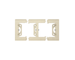Puszka natynkowa 2-krotna do ramek LINE/DUO. Wyokość: 40mm, Szampański mat Simon 55 TPN2/144