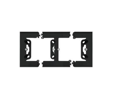 Puszka natynkowa 2-krotna do ramek LINE/DUO. Wyokość: 40mm, Czarny mat Simon 55 TPN2/149