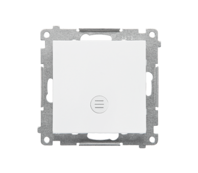 Łącznik jednobiegunowy z sygnalizacją załączenia LED (moduł) 10 AX, 250 V~, szybkozłącza, Biały mat Simon 55 TW1ZL.01/111