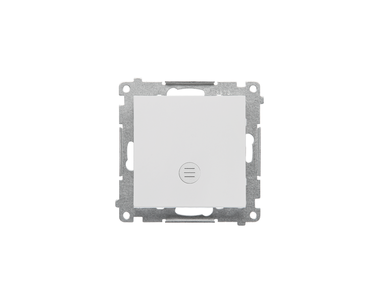 Łącznik jednobiegunowy z sygnalizacją załączenia LED (moduł) 10 AX, 250 V~, szybkozłącza, Jasnoszary mat Simon 55 TW1ZL.01/114