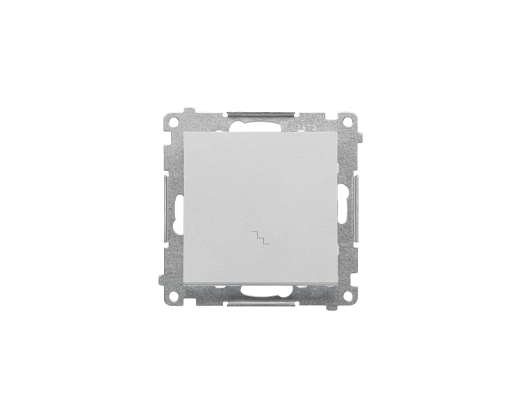 Łącznik schodowy (moduł) 10 AX, 250 V~, szybkozłącza, Aluminium mat Simon 55 TW6.01/143