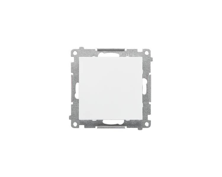 Przycisk pojedynczy zwierny bez piktogramu (moduł) 10 AX, 250 V~, szybkozłącza, Biały mat Simon 55 TP1.01/111