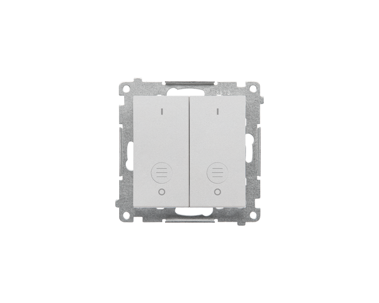 Łącznik potrójny (moduł) 10 AX, 250 V~, szybkozłącza, Aluminium mat Simon 55 TW31.01/143