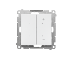 Ściemniacz do LED ściemnialnych, klawiszowy, 15-200 W, 230 V (moduł), Biały mat Simon 55 TESL1.01/111
