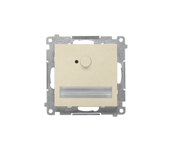 Oprawa oświetleniowa LED 14 V z czujnikiem ruchu (0,64 W). Barwa ciepła biała 3100 K, Szampański mat  !Wymagany zasilacz 14V Simon 55 TOSC3K14.01/144