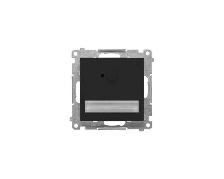 Oprawa oświetleniowa LED 14 V z czujnikiem ruchu (0,64 W). Barwa ciepła biała 3100 K, Czarny mat  !Wymagany zasilacz 14V Simon 55 TOSC3K14.01/149