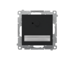 Oprawa oświetleniowa LED 14 V z czujnikiem ruchu (0,64 W). Barwa ciepła biała 3100 K, Czarny mat  !Wymagany zasilacz 14V Simon 55 TOSC3K14.01/149