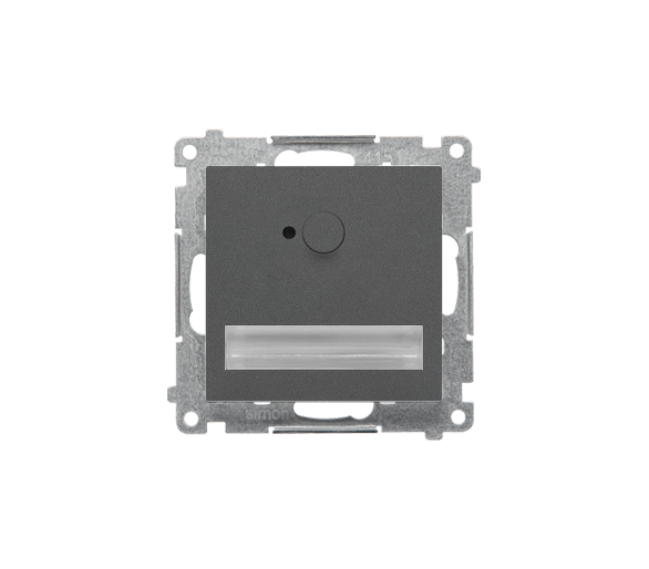 Oprawa oświetleniowa LED 14 V z czujnikiem ruchu (0,62 W). Barwa neutralna 4200 K, Grafitowy mat  !Wymagany zasilacz 14V Simon 55 TOSC4K14.01/116