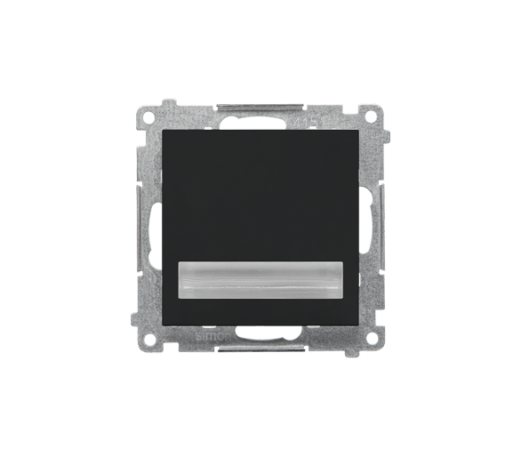 Oprawa oświetleniowa LED 14 V (0,42 W). Barwa ciepła biała 3100 K, Czarny mat  !Wymagany zasilacz 14V Simon 55 TOS3K14.01/149