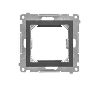 Adapter (przejściówka) na osprzęt standardu 45 × 45 mm, Grafitowy mat Simon 55 TA45.01/116