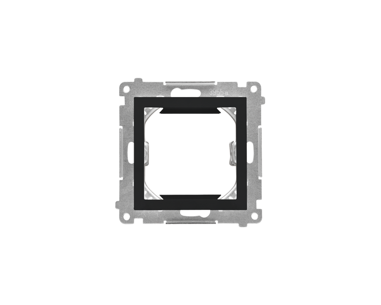 Adapter (przejściówka) na osprzęt standardu 45 × 45 mm, Czarny mat Simon 55 TA45.01/149