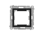 Adapter (przejściówka) na osprzęt standardu 45 × 45 mm, Czarny mat Simon 55 TA45.01/149