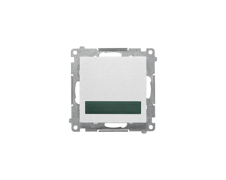 Sygnalizator świetlny LED – światło zielone (moduł) 230 V~, Biały mat Simon 55 TESS3.01/111