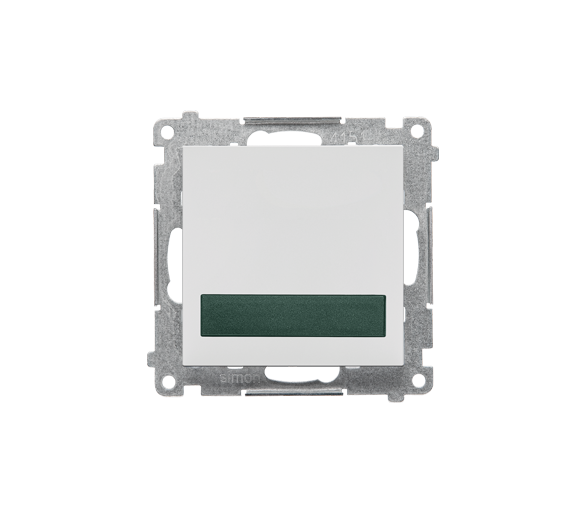 Sygnalizator świetlny LED – światło zielone (moduł) 230 V~, Jasnoszary mat Simon 55 TESS3.01/114