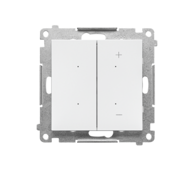 DIMMER W – Ściemniacz do pasków LED-owych 12-24 V, 1 nał, sterowany smartfonem [Wi-Fi] (moduł), Biały mat Simon 55 GO TESW1W.01/111