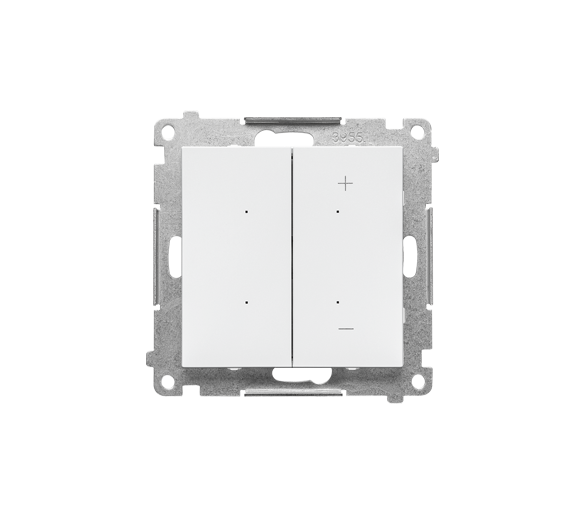 DIMMER RGB – Ściemniacz do pasków RGBW 12-24 V, 4 kanały, sterowany smartfonem [Wi-Fi] (moduł), Biały mat Simon 55 GO TESRGB1W.01/111