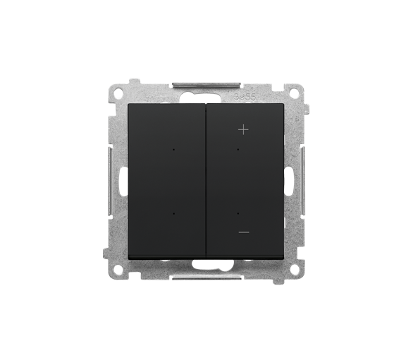 DIMMER RGB – Ściemniacz do pasków RGBW 12-24 V, 4 kanały, sterowany smartfonem [Wi-Fi] (moduł), Czarny mat Simon 55 GO TESRGB1W.01/149