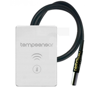 BleBox TempSensor - Czujnik temperatury od -55 do 125 stopni Celsjusza z roczną historią i interaktywnym wykresem, natynkowy, sterowany smartfonem Wi-Fi, zasilany 5V, Simon 55 GO ECT1W