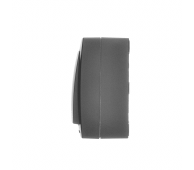 Łącznik schodowy podwójny podświetlany czarny mat 10AX ACW6/2L/49 AquaClick