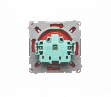 Gniazdo wtyczkowe pojedyncze w wersji IP44 -  klapka w kolorze pokrywy czerwony 16A BMGZ1BZ.01/22