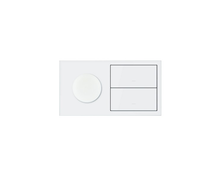 Panel 2-krotny IP44 1 gniazdo + 2 klawisze, biały mat 10020193-230 Simon100