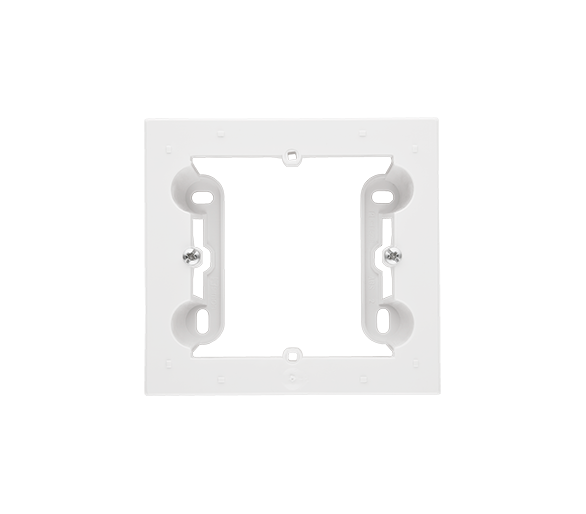 Puszka natynkowa 1-krotna do ramek LINE/DUO. Wyokość: 40mm, Biały mat Simon 55 TPN1/111