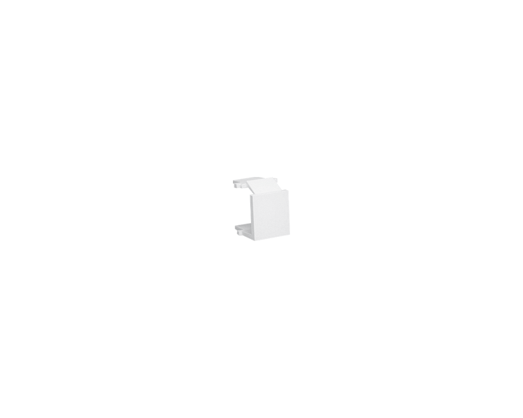 Zaślepka otworu wtyku RJ45/RJ12  pokrywy gniazda teleinformatycznego biały BWB-030