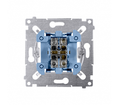 Przycisk roletowy trójpozycyjny 1-0-2 mechanizm, 10 A, 250 V~, szybkozłącza Simon 55 SZP1KM