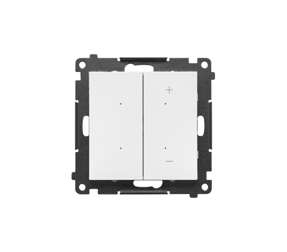 DIMMER – Ściemniacz do LED ściemnialnych, klawiszowy, 15-250 W, 230 V, sterowany smartfonem [WiFi], (moduł) , Biały mat Simon 55 GO TESL1W.01/111