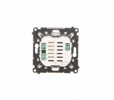 Łącznik elektroniczny pojedynczy z funcją przycisku lub łącznika czasowego, 16 A, 230 V (moduł), Biały mat Simon 55 TEW1.01/111