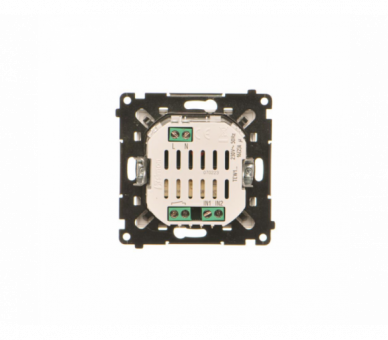 Łącznik elektroniczny pojedynczy z funcją przycisku lub łącznika czasowego, 16 A, 230 V (moduł), Szampański mat Simon 55 TEW1.01/144