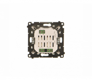 Łącznik elektroniczny podwójny z funcją przycisku lub łącznika czasowego, 2x10 A, 230 V (moduł), Szampański mat Simon 55 TEW2.01/144