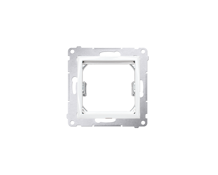 Adapter przejściówka na osprzęt standardu 45×45 mm biały DA45.01/11