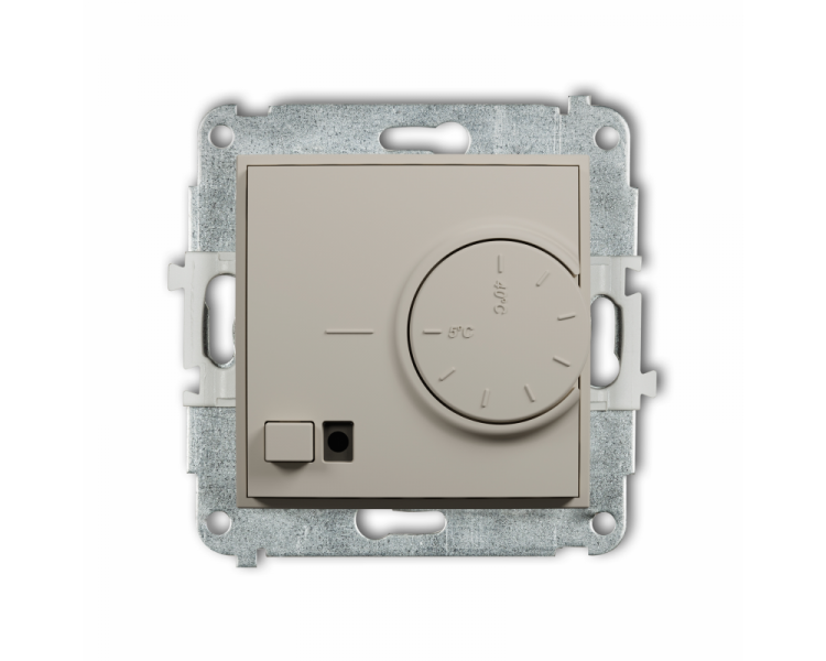 Regulator temperatury z czujnikiem powietrznym, elektroniczny, taupe Karlik ICON 60IRT-2