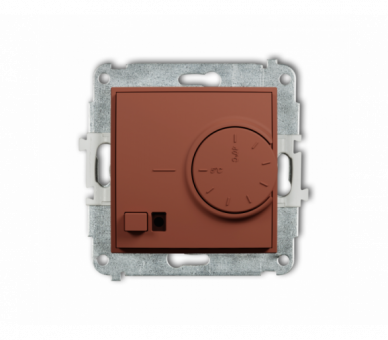 Regulator temperatury z czujnikiem powietrznym, elektroniczny, terakota Karlik ICON 63IRT-2