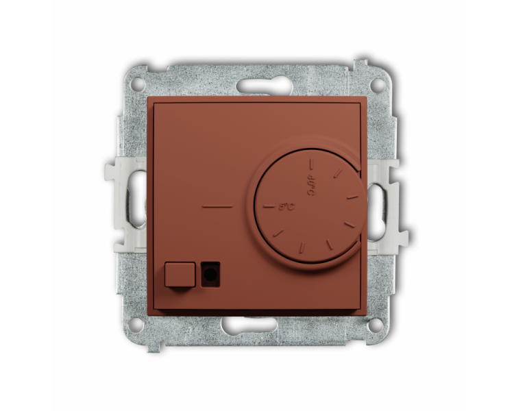 Regulator temperatury z czujnikiem powietrznym, elektroniczny, terakota Karlik ICON 63IRT-2