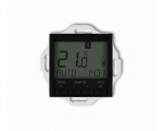 Regulator temperatury, tygodniowy, elektroniczny (podświetlenie białe), czarny mat Karlik MINI 12MRT-3.1