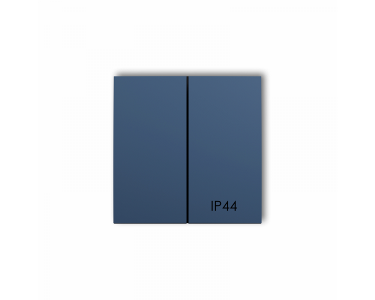 Klawisze podwójne do łączników IP 44 ICON, MINI (komplet dwóch sztuk), navy blue Karlik 64MKLH-2