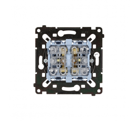 Łącznik świecznikowy z podświetleniem LED, (mechanizm), 10AX, Simon 55 SW5L2MR
