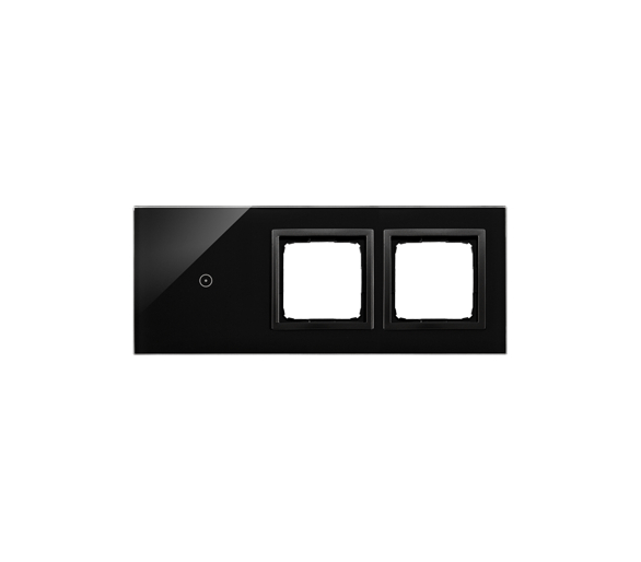 Panel dotykowy 3 moduły 1 pole dotykowe, otwór na osprzęt Simon 54, otwór na osprzęt Simon 54, wulkaniczna lawa DSTR3100/75
