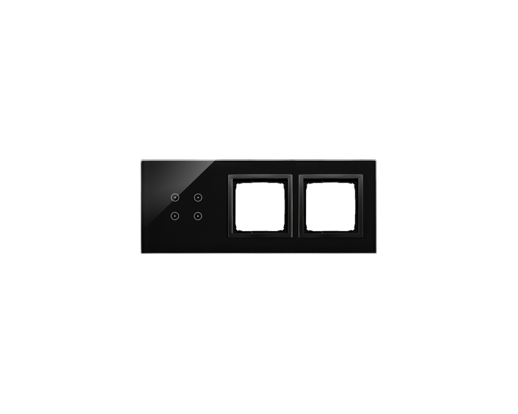 Panel dotykowy 3 moduły 4 pola dotykowe, otwór na osprzęt Simon 54, otwór na osprzęt Simon 54, wulkaniczna lawa DSTR3400/75 Panel dotykowy 3 moduły 4 pola dotykowe, otwór na osprzęt Simon 54, otwór na osprzęt Simon 54, wulkaniczna lawa DSTR3400/75