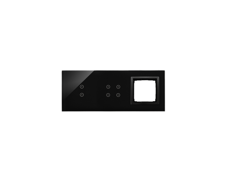 Panel dotykowy 3 moduły 2 pola dotykowe pionowe, 4 pola dotykowe, otwór na osprzęt Simon 54, wulkaniczna lawa DSTR3340/75 Panel dotykowy 3 moduły 2 pola dotykowe pionowe, 4 pola dotykowe, otwór na osprzęt Simon 54, wulkaniczna lawa DSTR3340/75