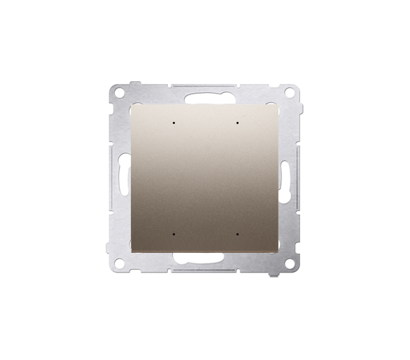 Sterownik przyciskowy oświetleniowy [Wi-Fi] - SWITCH, 16A, 230V, (moduł), złoty matowy metalizowany Simon GO DEW1WA.01/44