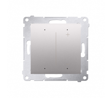 Ściemniacz do pasków LED-owych 12-24 V [Wi-Fi], 120 W, (moduł), srebrny mat, metalizowany Simon GO DESW1W.01/43