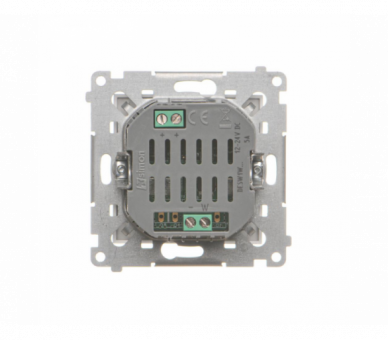 Ściemniacz do pasków LED-owych 12-24 V [Wi-Fi], 120 W, (moduł), srebrny mat, metalizowany Simon GO DESW1W.01/43